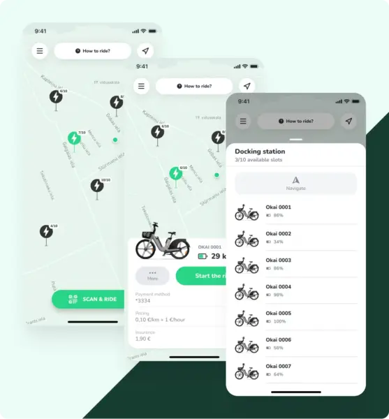 Screenshot of ATOM Mobility Software