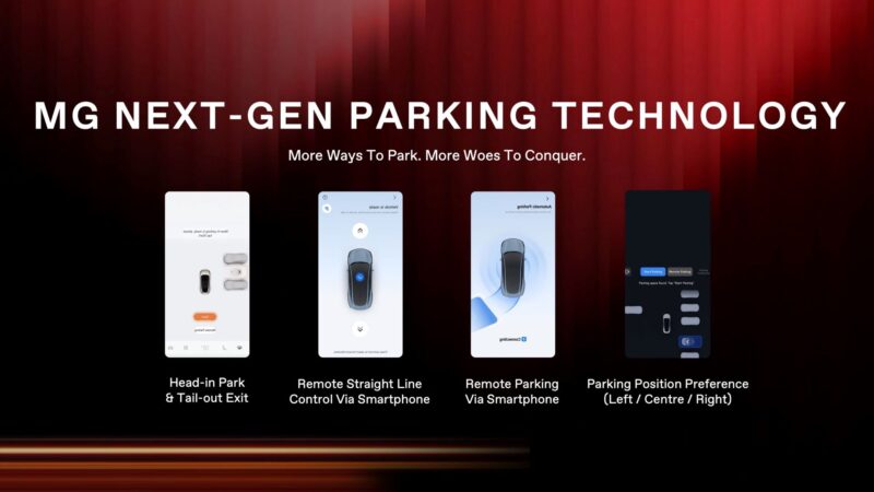 MG presented its next-generation parking technology