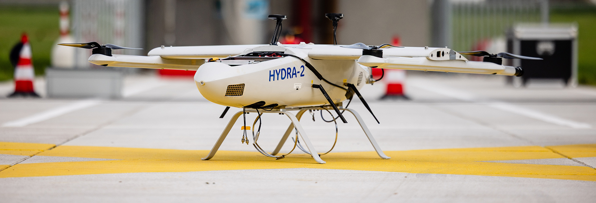 The flight was powered entirely by liquid hydrogen