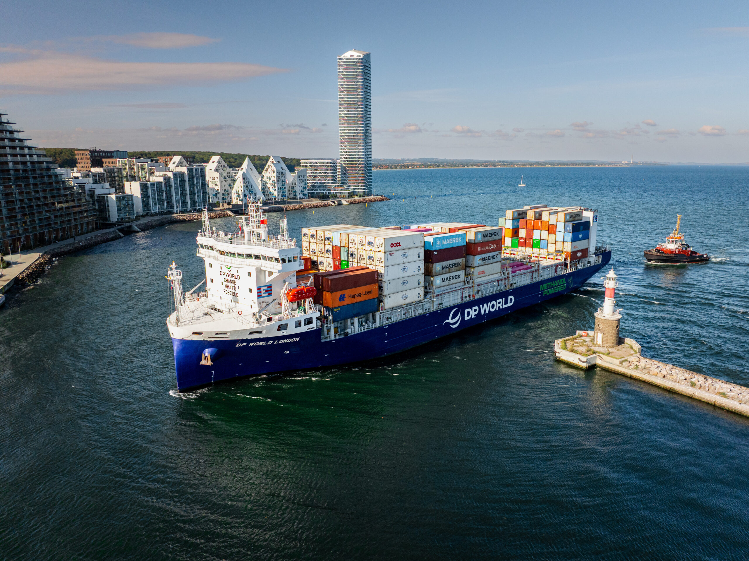The new vessel was named during a ceremony in Aarhus, the original birthplace of Shipping Solutions