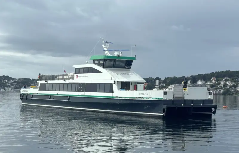 M/S Rygerlys, the combi-catamaran on water